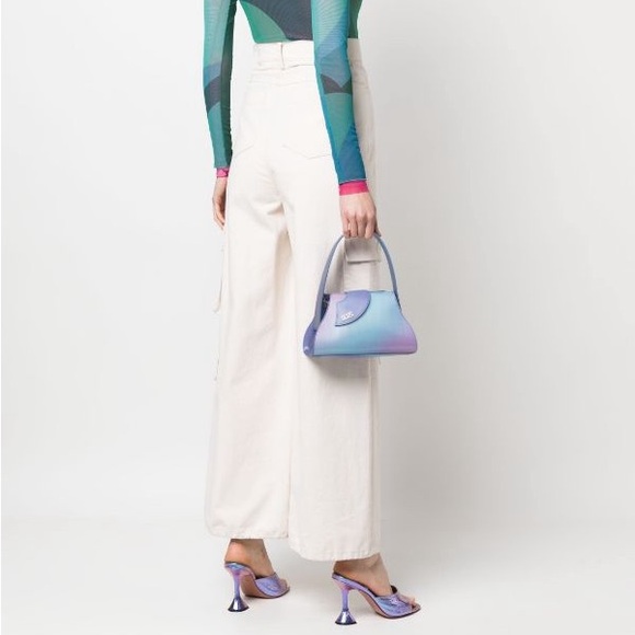 GCDSsmall Comma holographic tote bag,All Products : American Fashion Style Bags On Sale